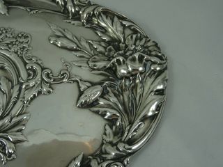 STUNNING ART NOUVOU,  solid silver DRESSING TABLE TRAY,  1904,  188gm 2