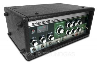 ROLAND RE - 201 SPACE ECHO Soundgas Serviced Vintage Tape Echo - inc.  20 VAT 5