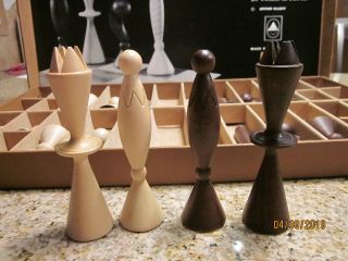 Vintage Anri Universum Space Age Arthur Elliott Chess Set - S&h