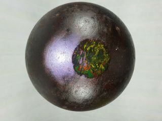 Antique Vintage Old Amber Bakelite Catalin Fiber Ball Dice Rod Block 2874gr Rar