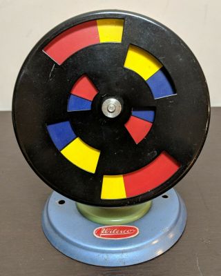 Vintage Wilesco Model M54 Color Wheel - Live Steam Engine Accessory Tin Toy