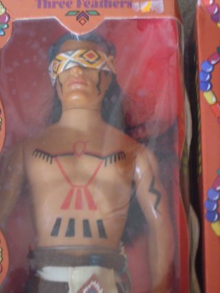 VINTAGE TOYS TOTSY INDIAN DOLL NATIVE AMERICAN BRAVE 12 