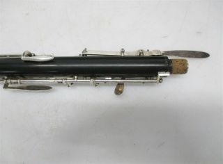 A.  Barre Paris Vintage English Horn Cor Anglais sn 1064 w/ Case & 2 Staples 10