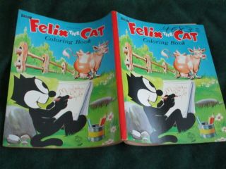 Felix The Cat 1965 King Features/saalfield Coloring Book