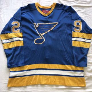 Vintage 1977 - 78 St.  Louis Blues Game Worn Gamer Hockey Jersey Doug Grant 29