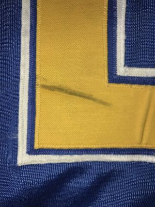 Vintage 1977 - 78 St.  Louis Blues game worn gamer hockey jersey Doug Grant 29 8