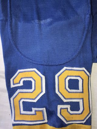 Vintage 1977 - 78 St.  Louis Blues game worn gamer hockey jersey Doug Grant 29 9