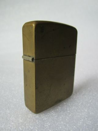 Very Rare Vintage 1940 - 41 No Slash Marks Four Barrel Hinge Zippo Lighter