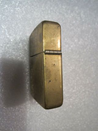 VERY RARE Vintage 1940 - 41 No Slash Marks Four Barrel Hinge Zippo Lighter 3