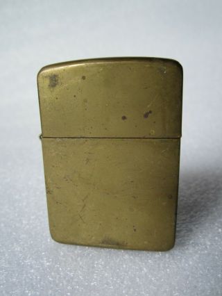 VERY RARE Vintage 1940 - 41 No Slash Marks Four Barrel Hinge Zippo Lighter 6