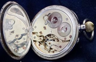 Iwc International Watch Co Peerless S&co Silver Pocket Watch Cal 52 19l 1907