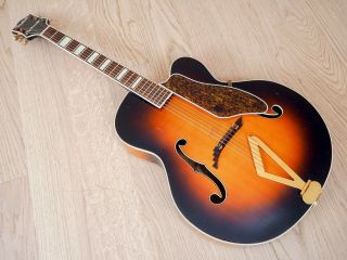 1954 Gretsch Synchromatic 6030 Constellation Vintage Archtop Acoustic Guitar 9