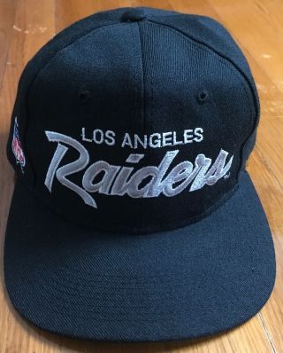 Vintage Los Angeles Raiders Sports Specialties Snapback Hat Nwa