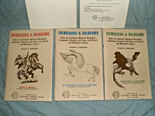 TSR ' s - DUNGEONS & DRAGONS WOODGRAIN BOXED SET FROM 1975 (ULTRA RARE) 5