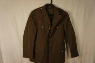 Us Army Jacket World War Ii,  34s,  Laundry F - 5422 Also Named C S Stub