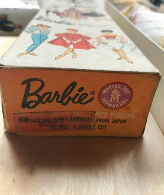 Vintage Barbie Bubble Cut Japanese Exclusive Dressed Box Orange Blossom MIB 8