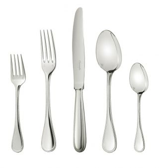 Christofle Perles 2 Stainless Steel 5 - Pc Place Setting 2405185