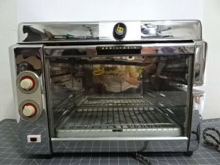 Vintage 1952 Infra Red Broil Quik Chef Rotisserie - Broiler Combination Rare
