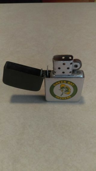 Vintage 1960 ' s Green Bay Packers Lighter Storm King 3