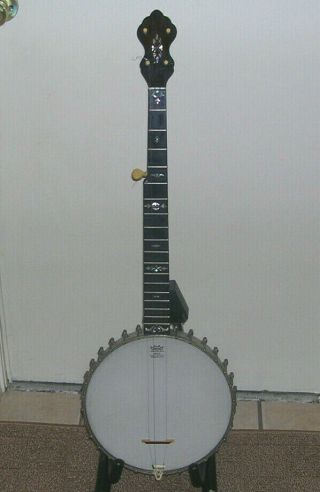 Final Markdown Antique C.  1890 Gatcomb Standard 25 5 String Banjo