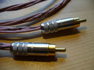 Vintage Western Electric 22GA KS13385L - 1 1M Natural Tone RCA Interconnect Cables 2