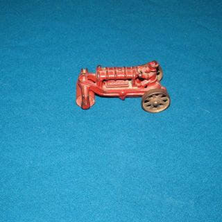 Antique Hubley? Cast Iron Red Steam Roller