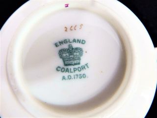 ANTIQUE COALPORT PORCELAIN ENGLAND RARE 41 PIECE 12 PLACE BLUE BATWING TEA SET 12