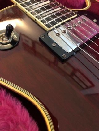 Vintage Gibson Les Paul Custom 1976 Wine Red 3