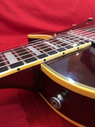 Vintage Gibson Les Paul Custom 1976 Wine Red 7