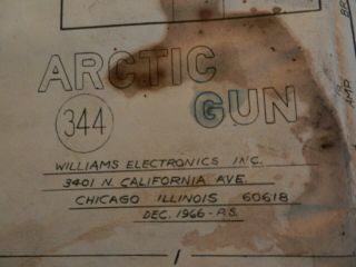 RARE Vintage Williams Arctic Gun Coin Operated Arcade Game 12