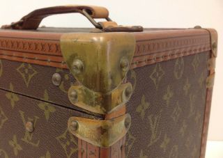 Vintage LOUIS VUITTON Monogram Boite Flacons Beauty Train Trunk Case 8