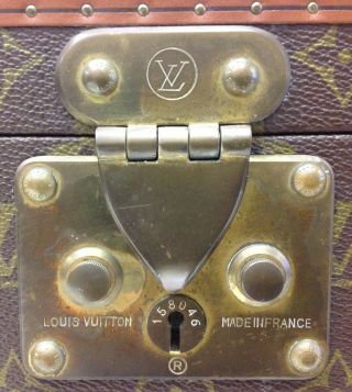 Vintage LOUIS VUITTON Monogram Boite Flacons Beauty Train Trunk Case 9