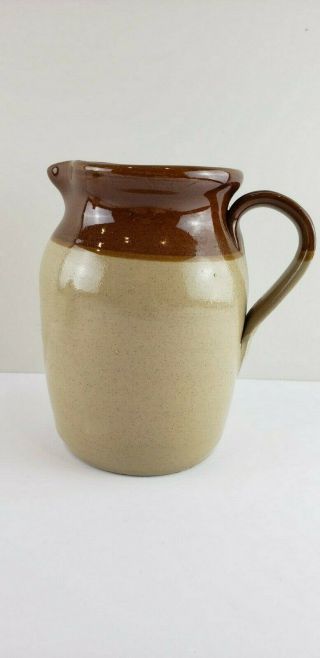 Vintage Jug Brown Liquor Pottery Stoneware Pearson’s Of Chesterfield England