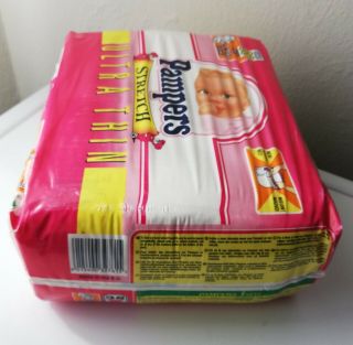 Vintage Pampers Stretch Ultra Thin 38 Diapers for Girls Midi 4 - 9 kg,  9 - 20 lbs 4