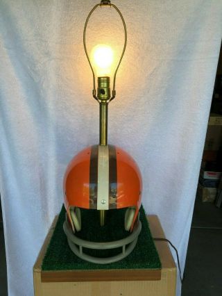 Vintage 1970’s Cleveland Browns Football Helmet Lamp Riddell KRA - Lite 6