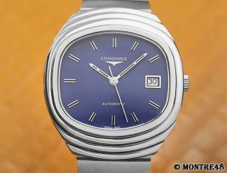 Longines Calibre L633 1 Mens 37mm Swiss Stainless St Vintage 1970s Watch Mj173