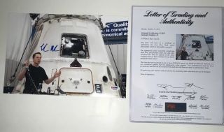 Rare Elon Musk Tesla Ceo Paypal Founder Space X Signed Autographed Photo Psa/dna