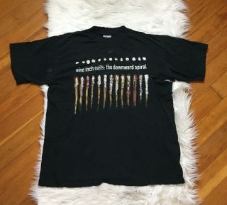 Nine Inch Nails Vintage T Shirt Sz Xl 1994 Downward Spiral Single Stitch