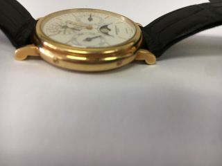 RARE VACHERON CONSTANTIN PATRIMONY MOON PHASE 18K GOLD 6