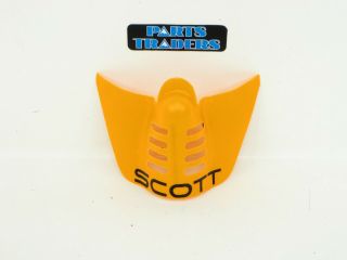 Vintage Scott Usa Goggles Face Guard Mask Orange Bmx Motocross Ahrma 80 