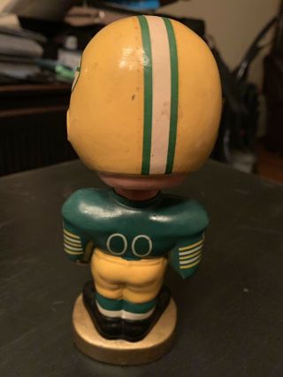 Vintage 1960’s Green bay Packer Bobble Head In 3