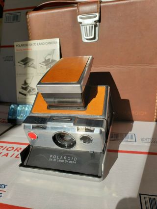 Vintage Polaroid SX - 70 Land Camera FILM & complete kit 2