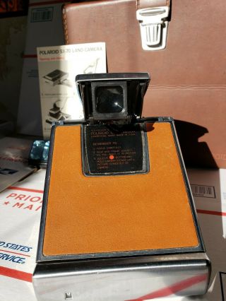 Vintage Polaroid SX - 70 Land Camera FILM & complete kit 4