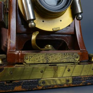 Rare Antique R B Graphic Zeiss Bausch Lomb Folmer Schwing Camera 4