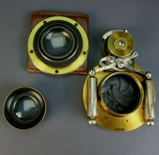 Rare Antique R B Graphic Zeiss Bausch Lomb Folmer Schwing Camera 9