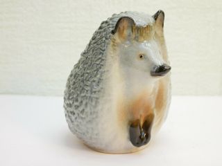 Hedgehog Porcelain Figurine Lfz Lomonosov Ussr Soviet Russia