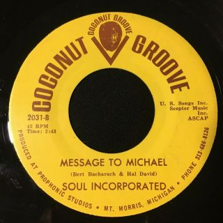 Soul Incorporated - My Proposal PRESSING Coconut Groove Rare Soul 4