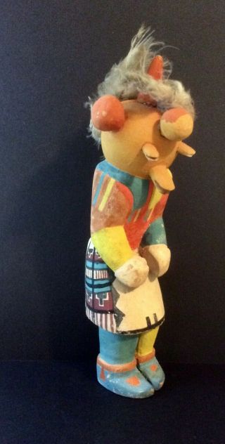 Seldom - Carved Vintage / Antique Hopi Koyemsi Kachina Doll