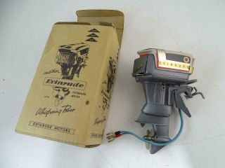 Vintage Miniature Evinrude Outboard Model Motor Engine Starflite Four Fifty Old