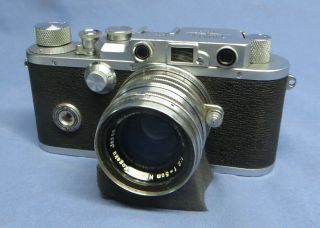 Vintage Tower 3 35mm Rangefinder Camera w/50mm f2 Nikkor Lens & Case READ 2